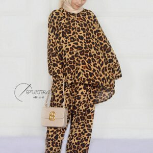 SETELAN WANITA MOTIF LEOPARD